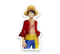 TEKNOFUN - Licenza ufficiale One Piece - LED Wall Neon Rufy 40 cm - Decorazione luminosa - Cavo USB (incluso) - Consegnato con 2 supporti - Per bambini e adulti - A partire da 14 anni - 811631