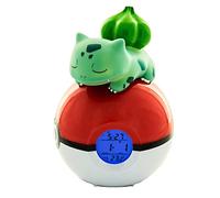 Teknofun Alarm Clock Bulbasaur Pokeball Pokemon Multicolor