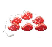 Luci LED Akatsuki Naruto Shippuden - Decorazioni Anime con Nuvole Rosse Iconiche