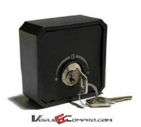 TEKNOS TSC1 SELETTORE A CHIAVE DA ESTERNO IN ABS CON RITORNO A MOLLA