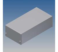 Teko 4/B Contenitore Argento con Fondo e Coperchio in Alluminio Metallizzato