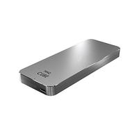 TEKQ Cube Thunderbolt 3 SSD 4TB, involucro in alluminio, supporto USB 4, Thunderbolt 4, alimentazione bus, lettura fino a 2800MB/s, scrittura fino a 2300MB/s