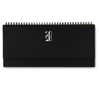 TEKSHOPPING | Planning settimanale da Tavolo 2026 | Agenda planner 2026 | Planning 2026 | Settimanale Spirale Diario da Scrivania 30x10,5 cm Blocco Notes Copertina Rigida (BLACK)