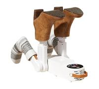 Teksome Asciuga scarpe, Asciuga scarpe da ginnastica - Asciugatore per guanti retrattile,Timer intelligente, scalda scarponi, rastrelliera asciutta, scalda scarponi per scarponi da lavoro, scarponi da