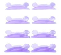 Teksome Aste per sollevamento ciglia, cuscinetti per sollevamento ciglia,4 paia di cuscinetti per la permanente delle ciglia in silicone stile orso - Cuscinetto piegaciglia in silicone morbido,