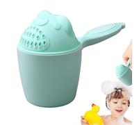 Teksome Bicchiere per risciacquo per bambini, creativo a cascata, tazza per lavare i capelli del bambino, con manico, riutilizzabile, simpatica tazza a forma di animale per lavaggio di neonati e