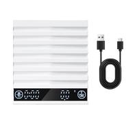 Teksome Bilancia con Timer - Capacità 2 Kg Precisione 0.1 Grammi,Misuratore Timer Per Preparazione,per Casa Cucina Viaggio Ufficio Camping Panificazione Quotidiano