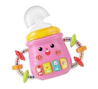 Teksome Bottiglia con beccuccio per bambini, Tazza con beccuccio per bambini | Biberon rilassante con musica e sonaglio | Tazza educativa con beccuccio, materiale per lo sviluppo per la casa e il
