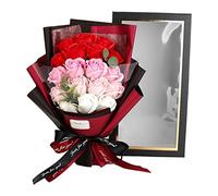 Teksome Bouquet di di Sapone - di Sapone profumato per Donna Artificiale,Bouquet di Sapone Regalo per la Festa della Mamma con Profumo Debole per la Festa della Mamma
