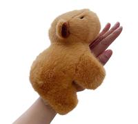 Teksome Bracciale Huggers Capibara Slap | Adorabili braccialetti schiaffo per bambini,Comodi giocattoli per bambini, braccialetto morbido per la scuola, il compleanno, i ragazzi