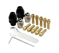 Teksome Drill Chuck Set, set di colletti - Collet di Chuck CHUCK CAMBIAMENTO | Sostituzione del gambo in a cambio rapido 1/32-1/8 pollici per smerigliatrici elettriche