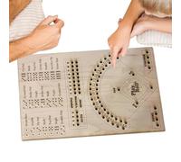 Teksome Gioco da Tavolo di Dadi da Baseball, Gioco di Dadi da Baseball - Classico Gioco di Numeri matematici in Legno con Flipper in Vetro - Tavolo da Gioco di Baseball, Regalo di Compleanno