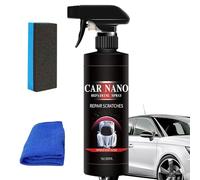 Teksome Nano Spray per Riparazione Graffi per Auto, Spray per Riparazione Graffi per Auto | Spray detergente per Auto Lunga Durata | Spray riparatore AntiGraffio e ad Alta brillantezza con Spugna