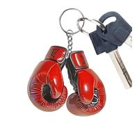 Teksome Ornamento per guantoni da boxe, portachiavi con ciondolo per guantoni da boxe - ornamento per guanto da boxe,Portachiavi boxer portatile, decorazione acrilica creativa per feste di