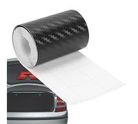 Teksome Pellicola Adesiva per Auto, in Fibra di Carbonio, autoadesiva, in Twill Intrecciato, Protezione per Bagagliaio, paraurti, cruscotto