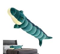 Teksome Peluche alligatore, bambola di peluche coccodrillo | Bambole coccolose super morbide in peluche di coccodrillo - Morbide bambole giganti Cuscino per bambini Cuscino lungo in coccodrillo per un