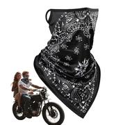 Teksome Scaldacollo | Scaldacollo in seta di ghiaccio con protezione UV, alla moda, confortevole, traspirante, morbida ghetta per escursionismo, corsa, sci, ciclismo, pesca, donne e uomini, B, Refer