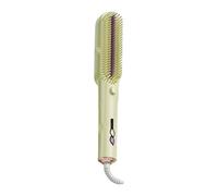 Teksome Spazzola Piastra per Donne - Pettine Ionico per Capelli Ricci - Design Antiscottature Spazzola Riscaldata Portatile