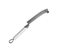 Teksome Spazzola Sottile Per Pulizia, Scopa Ergonomica Per WC, Accessori Pulizia Casa con Manico Lungo Antiscivolo per Doccia Porte Scorrevoli e Tende