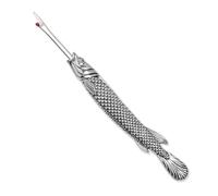 Teksome Taglia asole, Taglia asole per Cucire - Tagliafili, Taglia asole a Forma di Pesce retrò in Metallo | Strumento per Rimuovere Filo in Lega e Acciaio Inossidabile, Dispositivo per Rimuovere