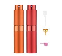 Tekson 8ml Atomizzatore per Profumo da Viaggio Ricaricabile Mini Flacone Spray per Colonia Vuoto Piccolo Dopobarba Spruzzatore Portatile per Disp