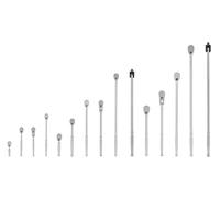 TEKTON 1/4, 3/8, 1/2 Inch Drive Ratchet and Breaker Bar Set (15-Piece) | SDR99901