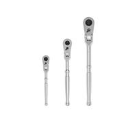 TEKTON 1/4, 3/8, 1/2 pollici Drive Flex Head Quick-Release Ratchet Set (3 Pezzi) | SRH92103