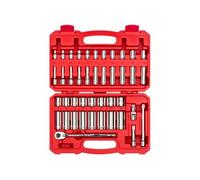 TEKTON 3/8 Inch Drive 6-Point Socket & Ratchet Set, 43-Piece (6-24 mm) | SKT15201