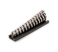 TEKTON 3/8 Inch Drive Crowfoot Wrench Set with Rack, 13-Piece (5/16-1 in.) | WCF95101