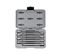 TEKTON 3/8 Inch Long Triple Square Bit Socket Set, 8-Piece (M4-M12) | SHB91318