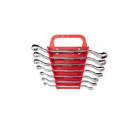 Tekton 45-degree offset box End wrench set con Store e Go portiere, WBE24407