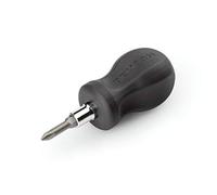 TEKTON Cacciavite a croce tozzo 3 in 1 (# 1 x 3/16 ", nero) | DMT13001