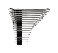 TEKTON Combination Wrench Set with Modular Wrench Organizer 19-Piece (1/4-1-1/4 in.) | WCB95103