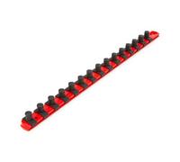 TEKTON Guida per bussole da 1/2" x 18", 15 clip (rosso) | OSR23115 | Made in USA