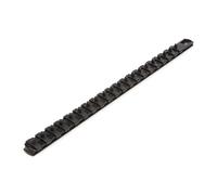 TEKTON Guida per bussole da 1/4" x 45,7 cm, 20 clip (nero) | OSR03220 | Made in USA