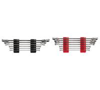 TEKTON Long Flex Head 12-Point Ratcheting Box End Wrench Set with Modular Slotted Organizer, 13-Piece (1/4-13/16 in., 6-19 mm) | WRB96302