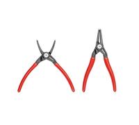 TEKTON PRR90013 - Set di pinze per anelli di fissaggio interni ed esterni, 12,7 cm, 2 pezzi