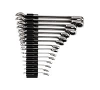 TEKTON Reversible 12-Point Ratcheting Combination Wrench Set with Modular Slotted Organizer, 15-Piece (1/4-1 in.) | WRC94301