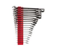 TEKTON Reversible 12-Point Ratcheting Combination Wrench Set with Modular Slotted Organizer, 19-Piece (6-24 mm) | WRC94303