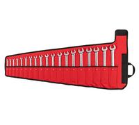TEKTON Reversible 12-Point Ratcheting Combination Wrench Set with Pouch, 19-Piece (6-24 mm) | WRC94403