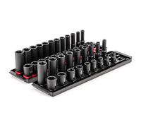 Tekton Set di chiavi a bussola a 6 punte SID91216, 42 pezzi (5/16-3/4", 8-19 mm)