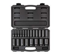 TEKTON Set di chiavi a bussola a percussione a 6 punte da 1/2", 21 pezzi (5/16-1-1/2") | SID92306