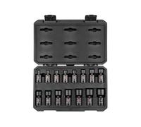 TEKTON Set di chiavi a bussola universali a 6 punte, attacco da 3/8", 15 pezzi (1/4-1") | SID97301