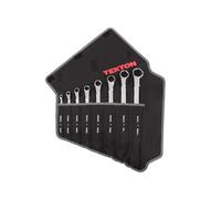 TEKTON Set di chiavi a scatola offset a 45 gradi con custodia, 8 pezzi (1/4-1-1/4 di pollice) | WBE23508