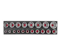TEKTON SHD92804 - Set di chiavi a bussola a 12 punte, attacco da 1/2", 19