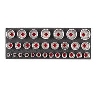 TEKTON SHD92805 - Set di chiavi a bussola a 12 punte, attacco da 1/2", 29