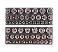 TEKTON SHD92809 - Set di chiavi a bussola a 6 punte, attacco da 1/2", 58