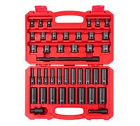TEKTON SID91401 - Set di chiavi a bussola a 6 punti, attacco 3/8", 41 pezzi (6-24 mm)