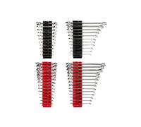 TEKTON Stubby and Standard Length Combination Wrench Set with Modular Wrench Organizer 50-Piece (1/4-3/4 in. 6-19 mm) | WCB95901