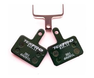 TEKTRO Placchette da freno E10.11, organica, la coppia, verde ( BA4021 )